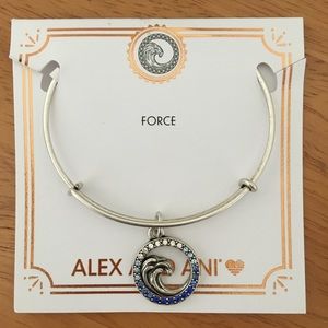 ❌SOLD❌ Rare Alex and Ani Crystal Wave Bangle NWT